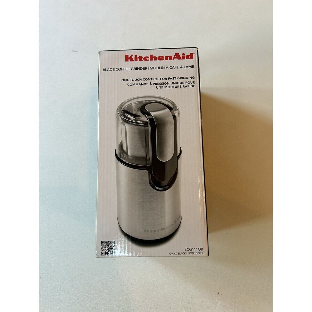 KitchenAid BCG111OB Blade Coffee Grinder - Onyx Black